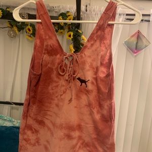 Victoria Secret Pink Tie Dye Tank